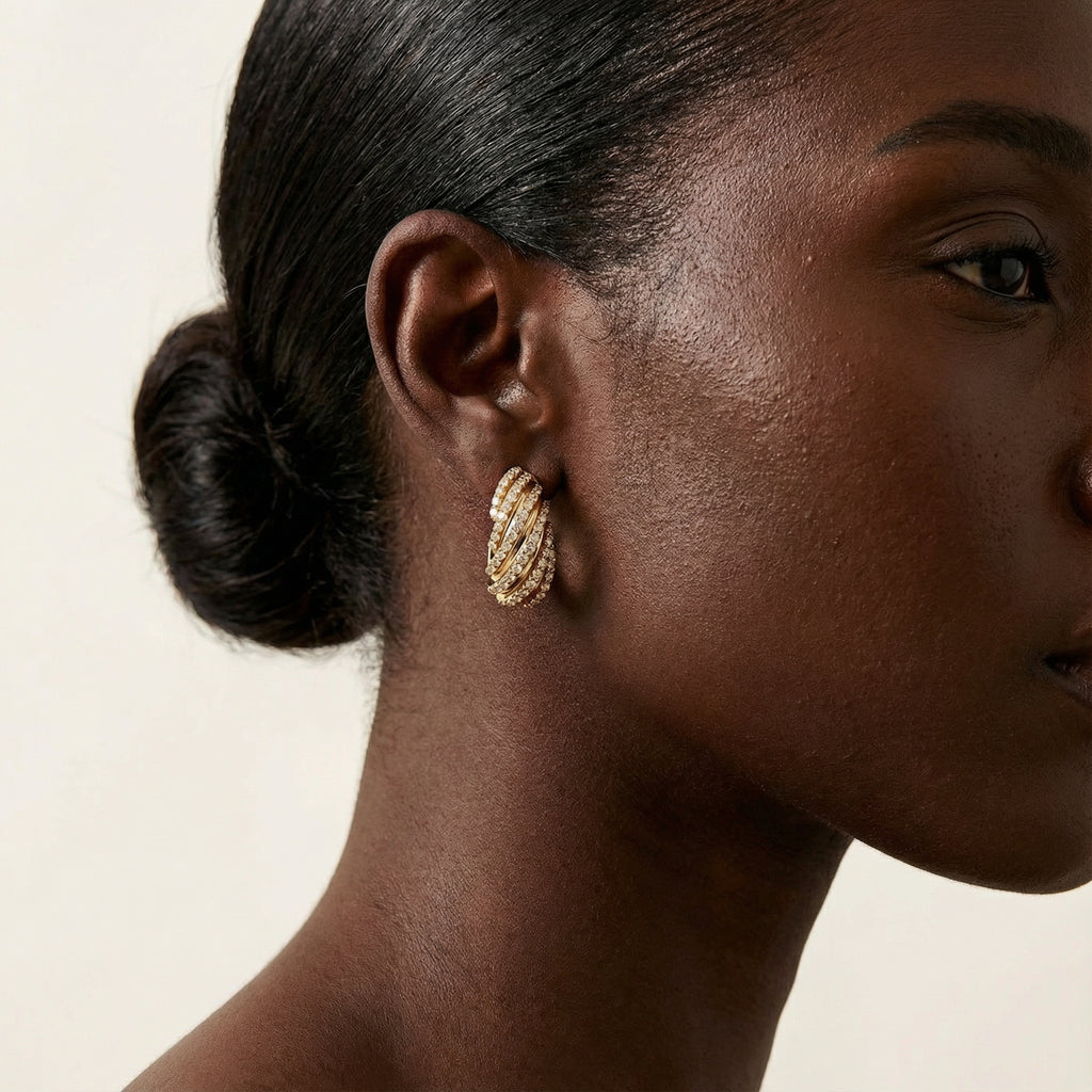 Boucles d'oreilles Nuit Étoilée