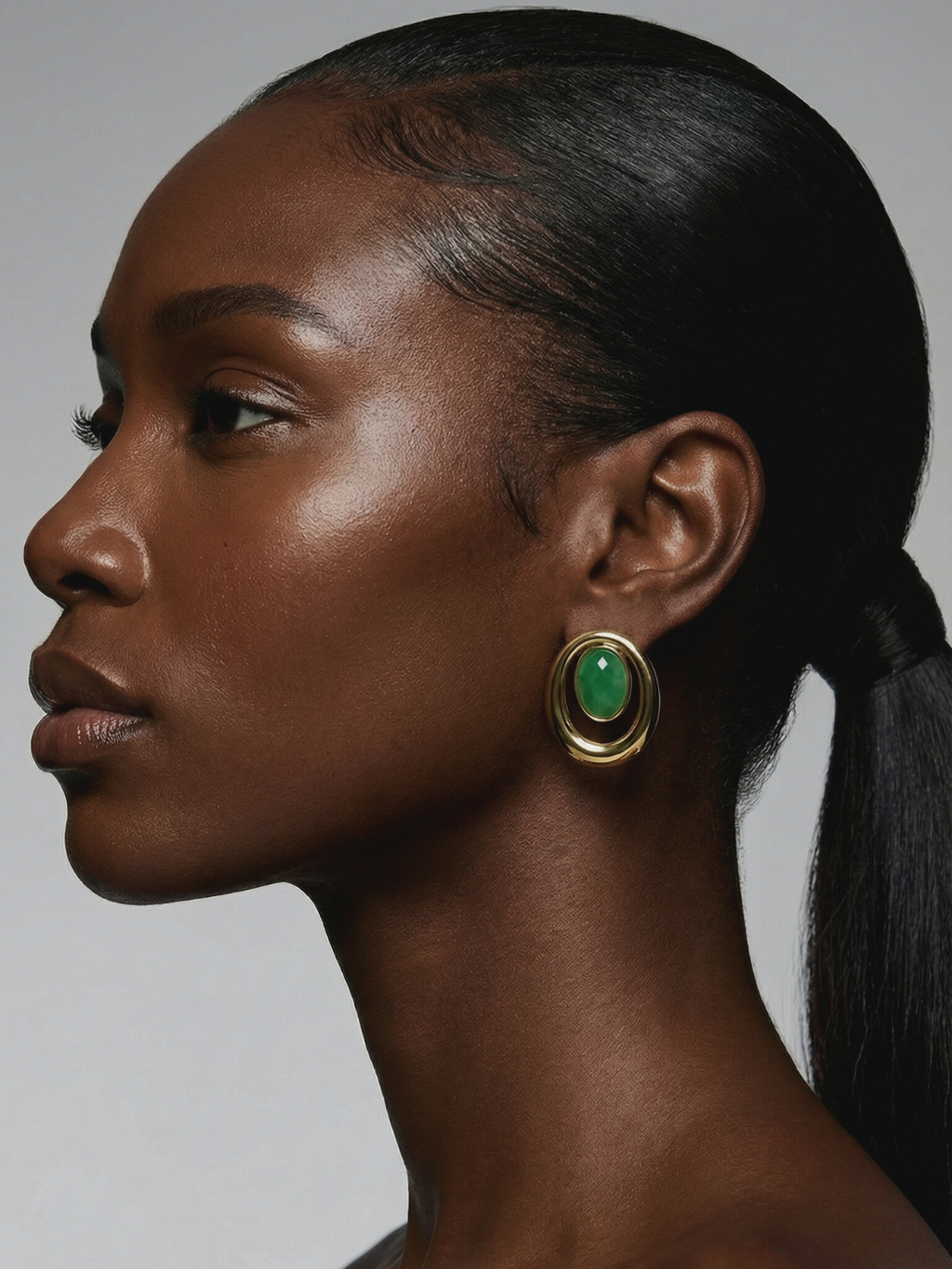 Boucles d’oreilles Émeraude